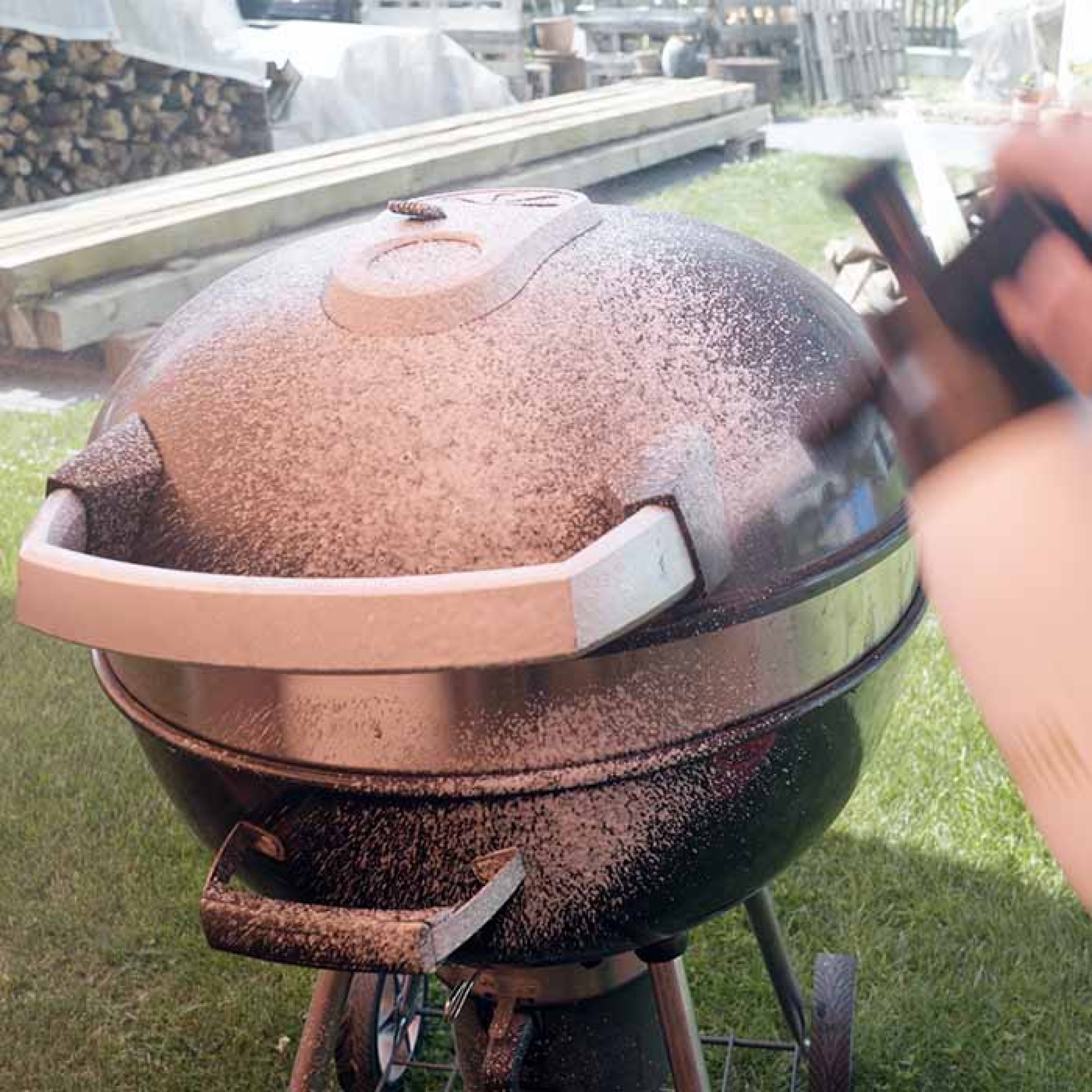 Fusl Foamster Grillreinigungsbeispiel 3