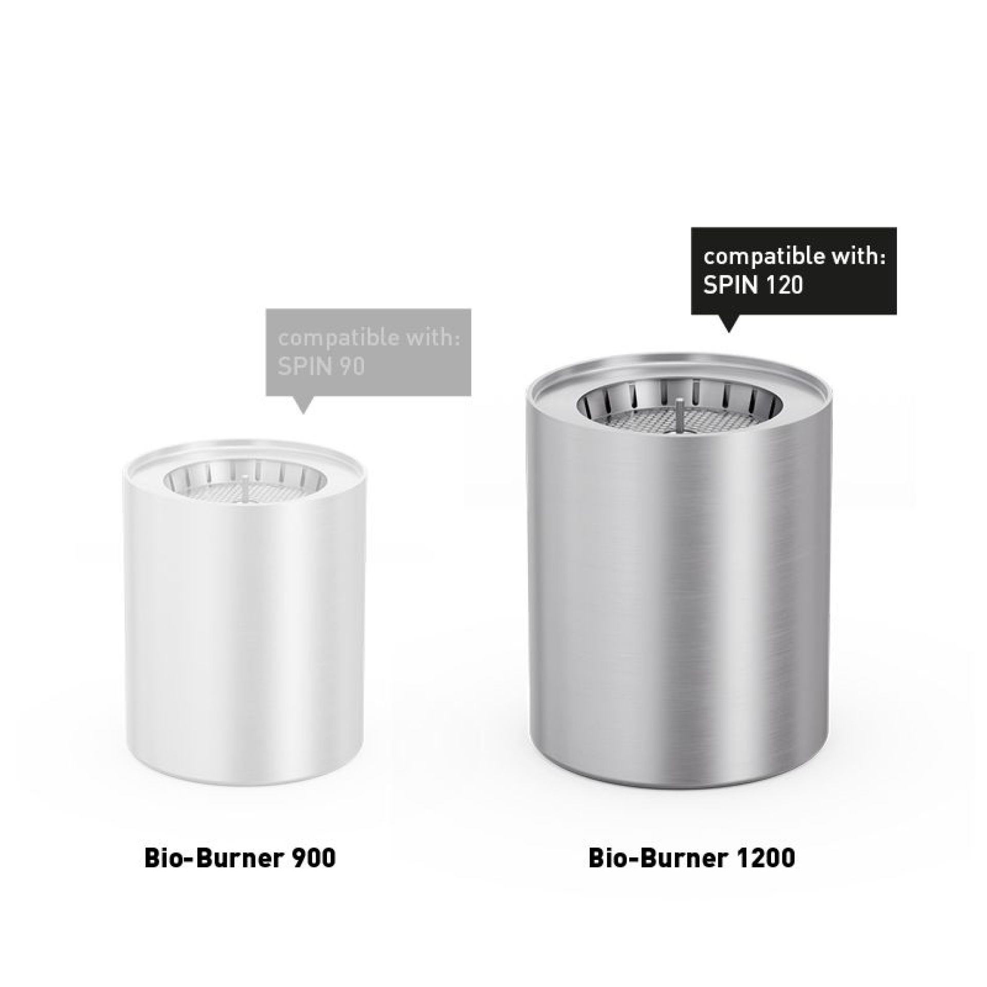 Preview: höfats - SPIN 1200 Bio-Burner mit Eco-Ring und Löschdeckel