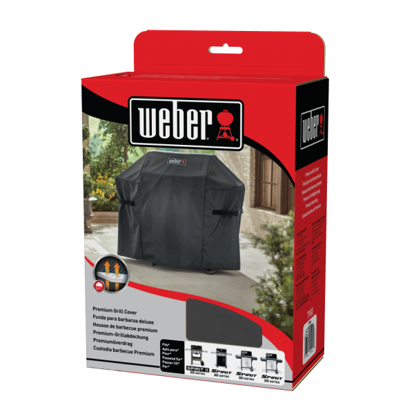 Weber Premium Abdeckhaube SmokeFire Ex4 rechte Seite