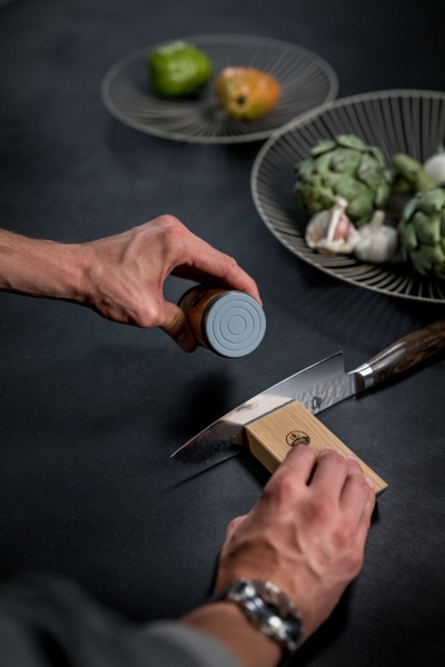 Horl 2 in Aktion mit Schleiflehre