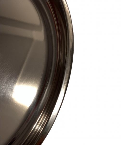 Detailansicht Edelstahlabtropfschale