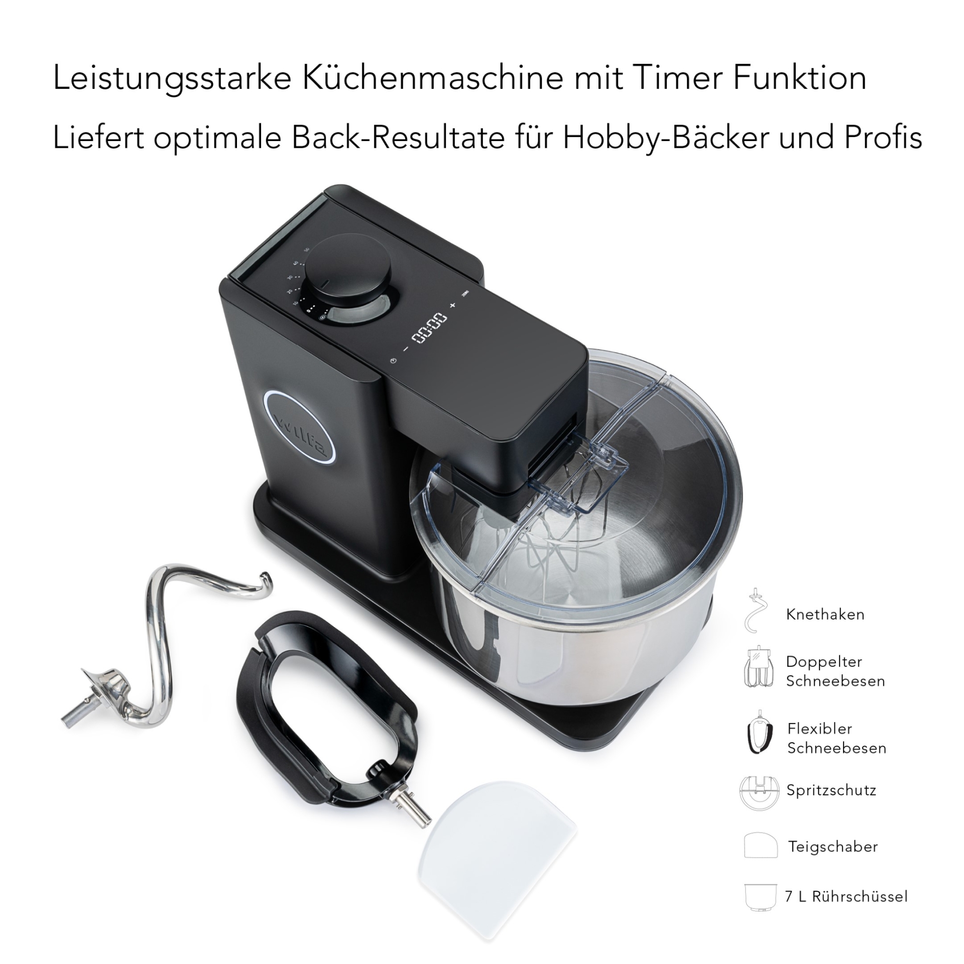 Wilfa-Probaker-Timer schwarz
